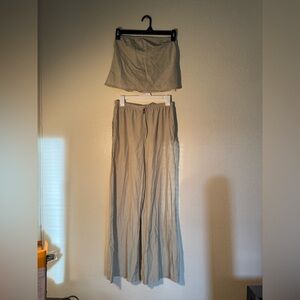 Moss Green Two-Piece Set